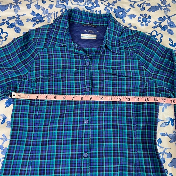 UPF 40 Women's Columbia Omni-Shade Moisture Wicking Long Sleeve Shirt Small - Picture 14 of 16